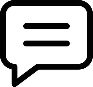 Comment icon image for element design of chat and communication symbol vector