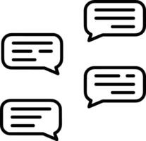 Comment icon image for element design of chat and communication symbol vector