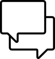 Comment icon image for element design of chat and communication symbol vector