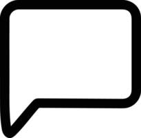 Comment icon image for element design of chat and communication symbol vector