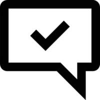 Comment icon image for element design of chat and communication symbol vector