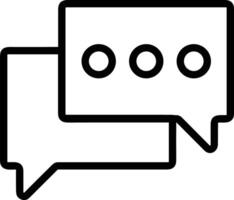 Comment icon image for element design of chat and communication symbol vector