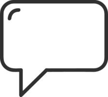 Comment icon image for element design of chat and communication symbol vector