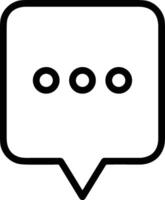 Comment icon image for element design of chat and communication symbol vector