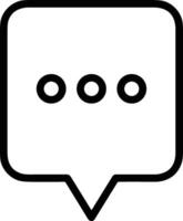 Comment icon image for element design of chat and communication symbol vector