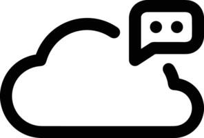 Comment icon image for element design of chat and communication symbol vector