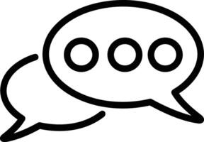 Comment icon image for element design of chat and communication symbol vector