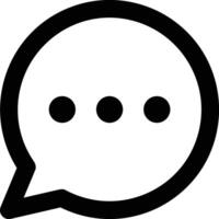 Comment icon image for element design of chat and communication symbol vector