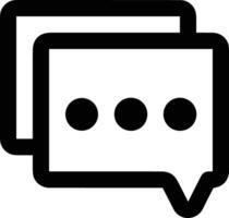 Comment icon image for element design of chat and communication symbol vector