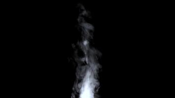 Smock effect with black background video