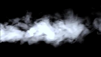 Smock effect with black background video