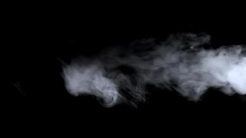 Smock effect with black background video