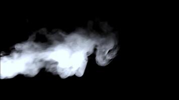 Smock effect with black background video