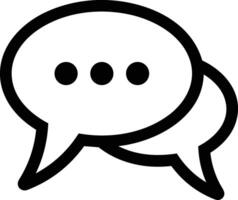 Comment icon image for element design of chat and communication symbol vector