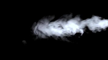 Smock effect with black background video