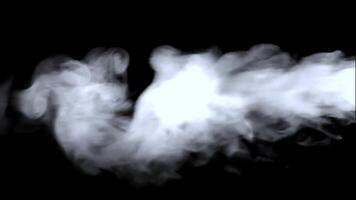 Smock effect with black background video