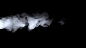 Smock effect with black background video