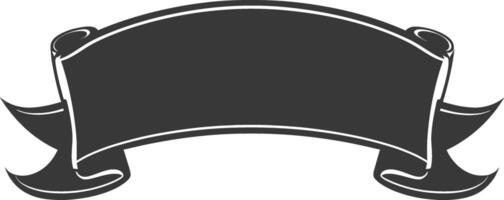 black ribbon a symbol of remembrance or mourning vector