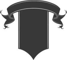 black ribbon a symbol of remembrance or mourning vector