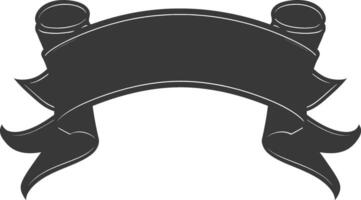 black ribbon a symbol of remembrance or mourning vector