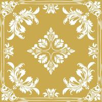 vintage frame and corners icon gold color only vector