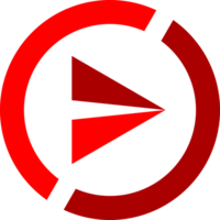 jouer bouton médias dans cercle symbole icône png