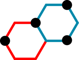 Molecules science icon png