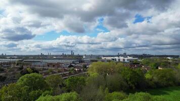 Aerial Footage of Wembley City Centre of London, England United Kingdom. April 17th, 2024 video