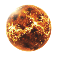 sun ball illustration, generated ai png