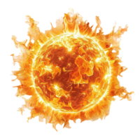 sun ball illustration, generated ai png