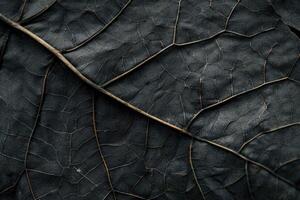 fibra estructura de seco hojas para creativo diseño. foto