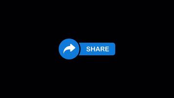 Share Button Animation 4K video