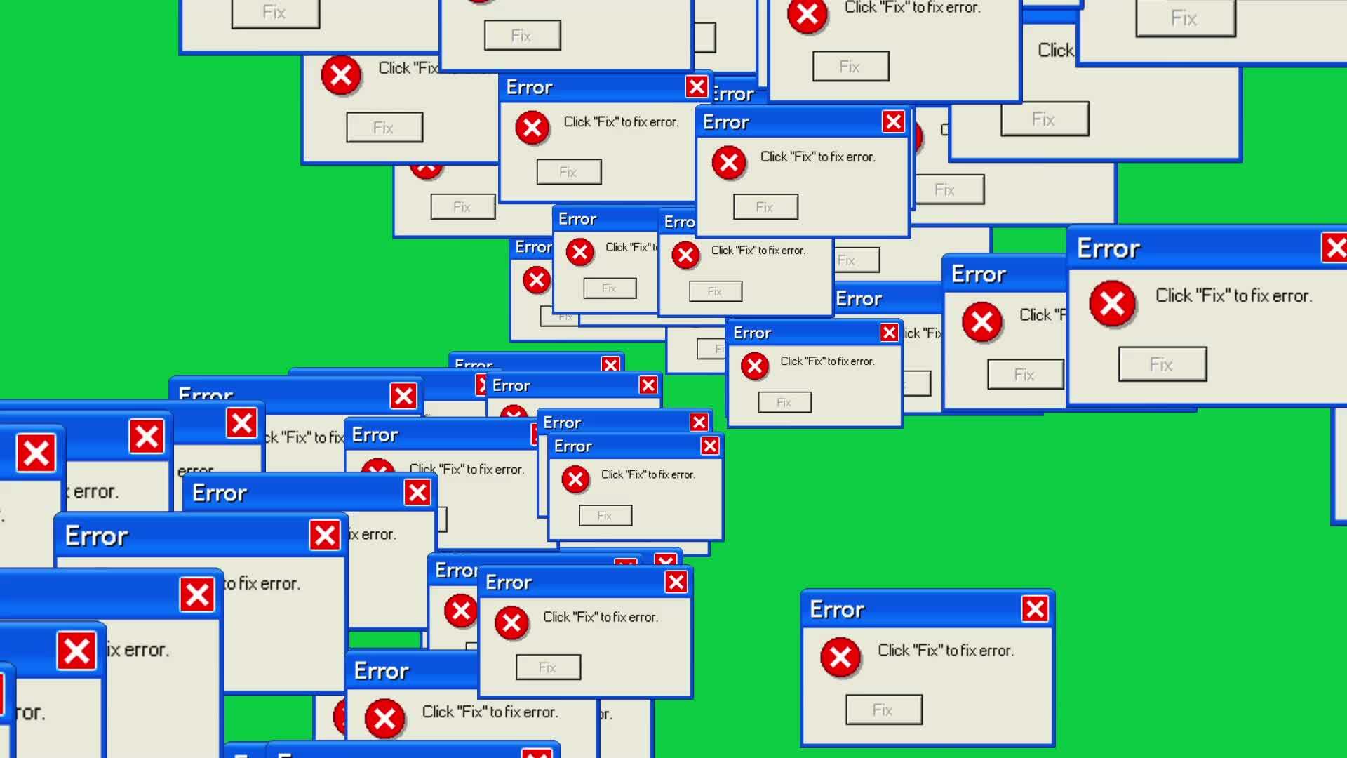 Computer windows click to fix error lot of tab opening virus malware ...