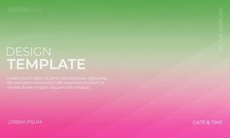 Abstract Green Pink and Magenta Gradient Background Illustration vector