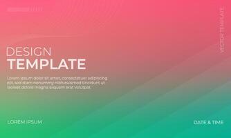 Modern Green Pink and Maroon Gradient Background Design vector