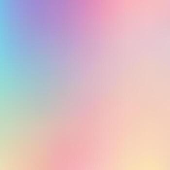 Gradient Rainbow Background with Soft Pastels Color Palette vector
