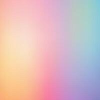 Soft Pastels Rainbow Gradient Backdrop for Delicate Designs vector