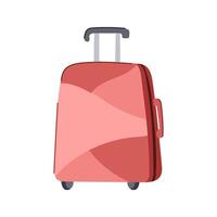 vacation suitcase cartoon illustration vector