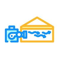 supply air ventilation color icon illustration vector