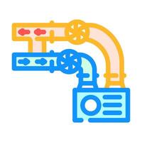 ventilation system color icon illustration vector