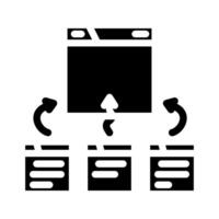 canonical tag seo glyph icon illustration vector
