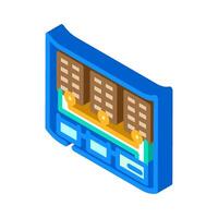 panel installation solar isometric icon illustration vector