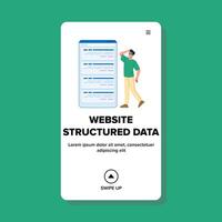 snippets website structured data vector