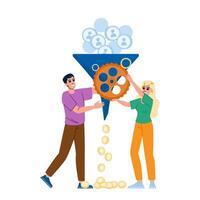 traffic conversion rate optimization cro vector