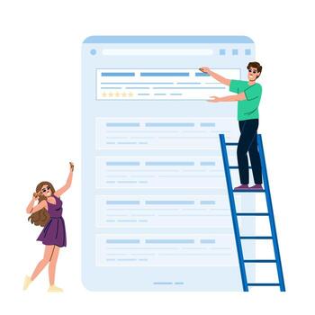 Destacados retazo seo vector