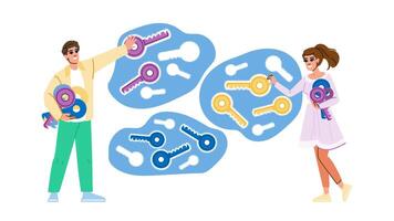 organization keyword clustering vector