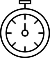 Deadline Line Icon vector
