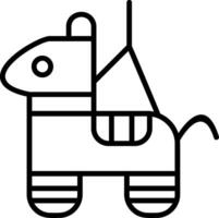 Pinata Line Icon vector