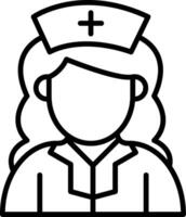 Nursing Line Icon vector