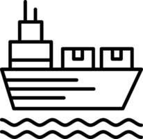 Shipping Line Icon vector